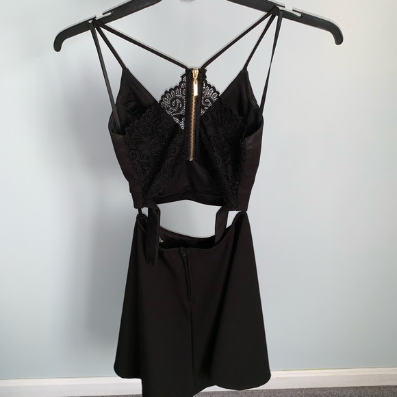 2 Piece Little Black Dress - Picture 2 of 5